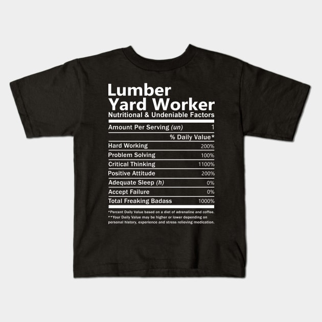 Lumber Yard Worker T Shirt - MultiTasking Certified Job Gift Item Tee Kids T-Shirt by Aquastal